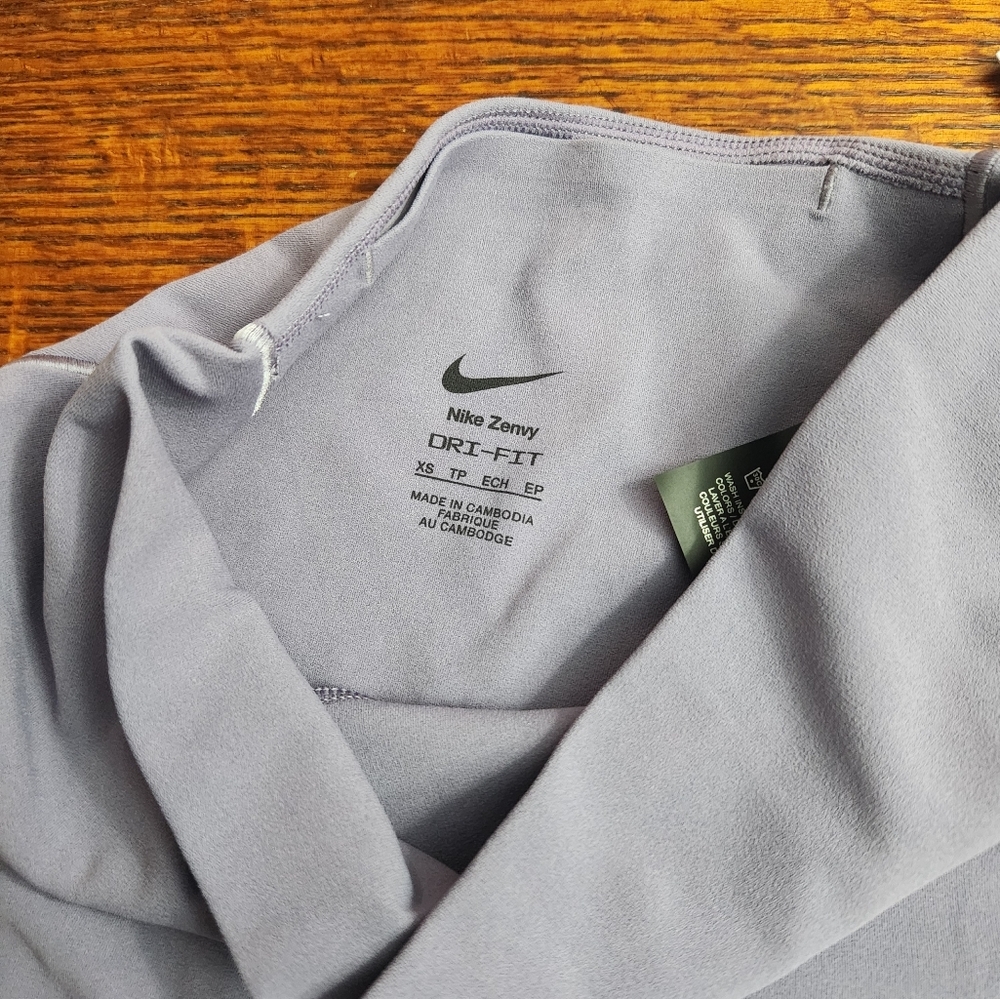 NEW Nike Zenvy High Waisted Training Biker Shorts lavender Womens XS 8 inch - Picture 4 of 7